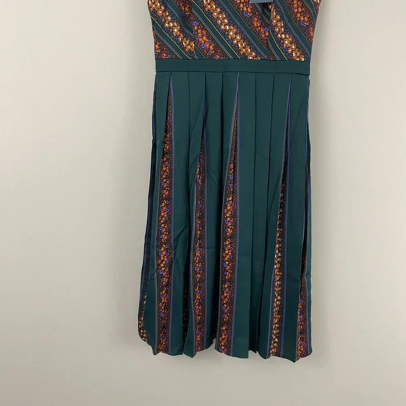 Modcloth Pleat You To It Floral Sleeveless Midi Dress Size 6 NWT - Picture 6 of 7